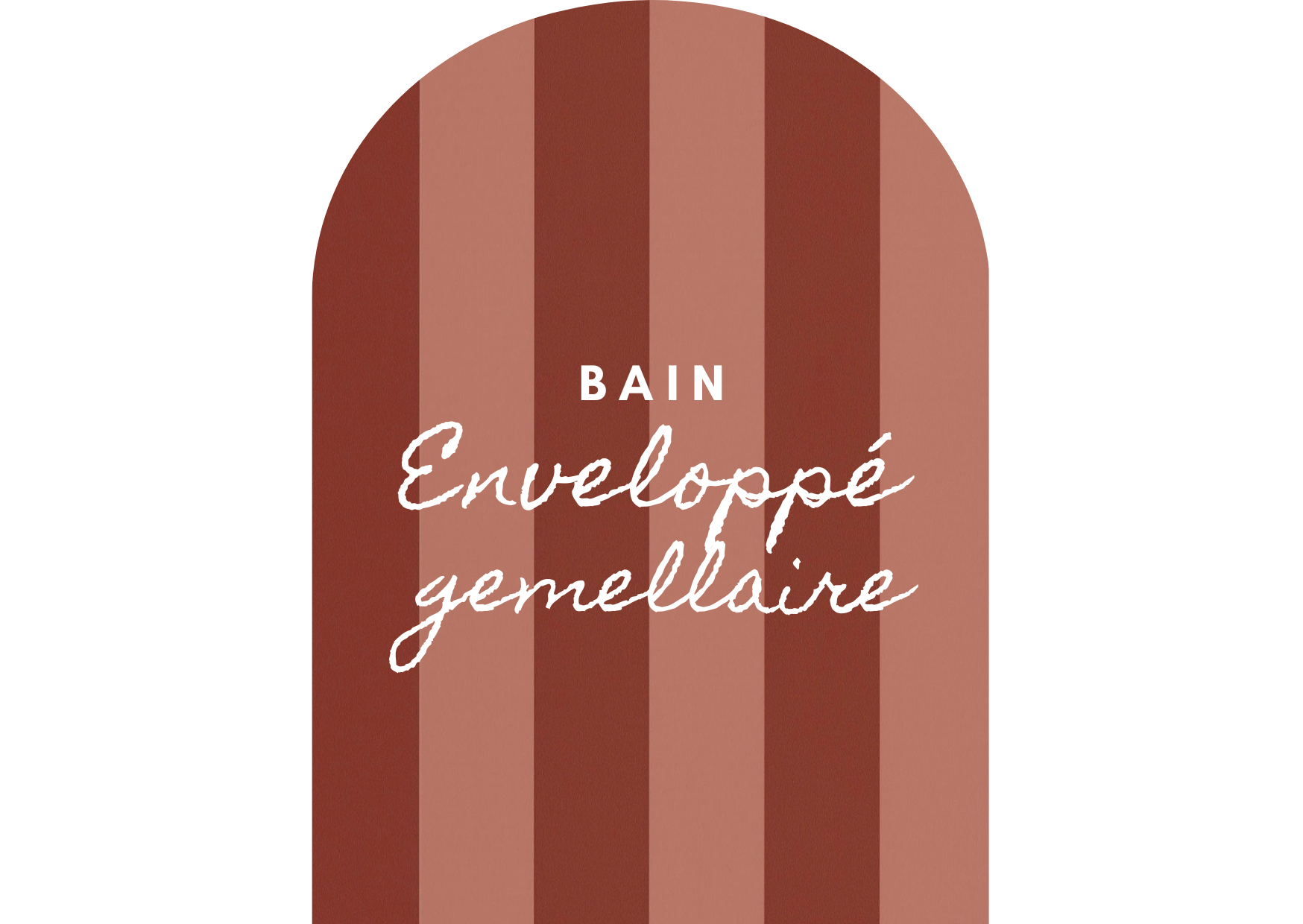 Carte cadeau Bain enveloppé gémellaire