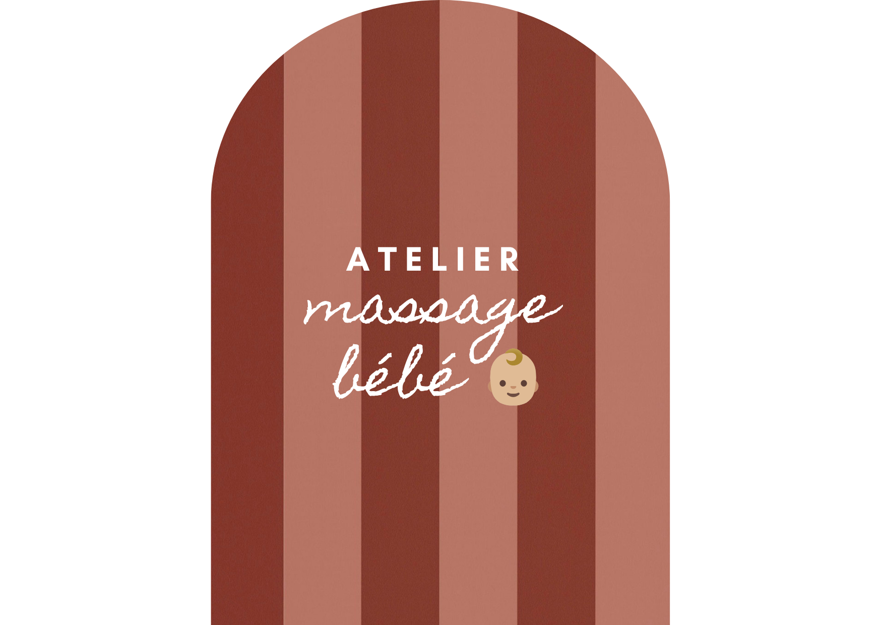 Carte cadeau atelier masssage bébé