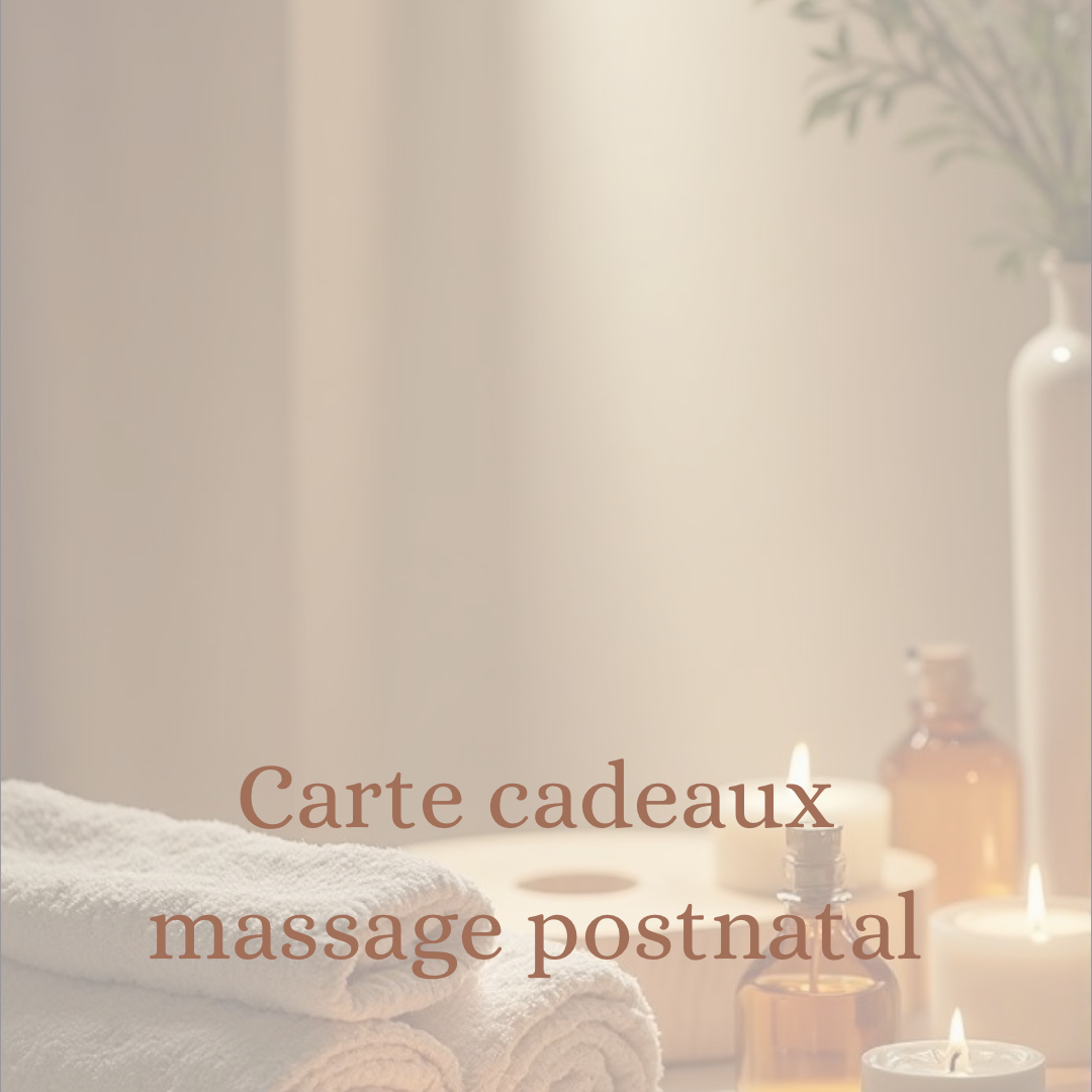 Carte cadeau massage postnatal